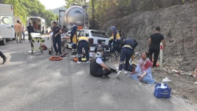 Bursa'da feci kaza: 5 yaralı! 