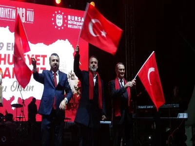 Yıldırım'da Cumhuriyet Bayramı coşkusu Cumhuriyet Bayramı konseri