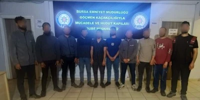Bursa&rsquo;da g&ouml;&ccedil;men ka&ccedil;ak&ccedil;ılığına darbe