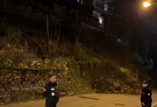 Bursa'da heyelan korkuttu