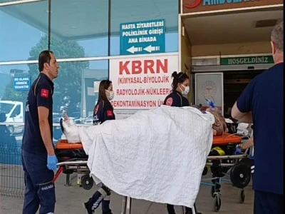 Bursa'da inşaatını incelemeye gitti ağır yaralandı 