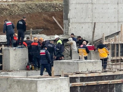 Bursa'da inşaatta g&ouml;&ccedil;&uuml;k: 1 &ouml;l&uuml;