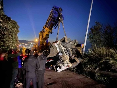 Bursa&rsquo;da iş makinesi paniğe neden oldu