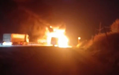 Bursa'da iş&ccedil;i servisi otob&uuml;s&uuml; yandı