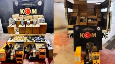  Bursa&rsquo;da ka&ccedil;ak&ccedil;ılığa eş zamanlı operasyon