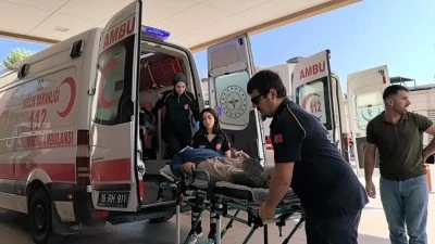 Bursa'da kamyonet direğe &ccedil;arptı 3 yaralı