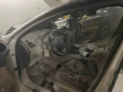 Bursa&rsquo;da otoparkta &ccedil;ıkan otomobil yangını korkuttu