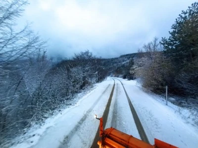 Bursa'da kar yağışı başladı: B&uuml;y&uuml;kşehir ekipleri sahada