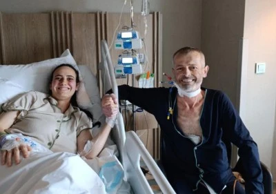 Bursa'da kızı, babasına can oldu