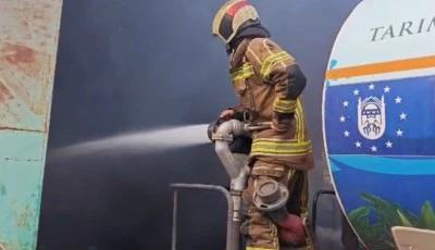 Bursa'da k&ouml;m&uuml;r işletmesinde yangın