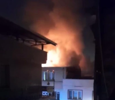 Bursa'da konut yangını 