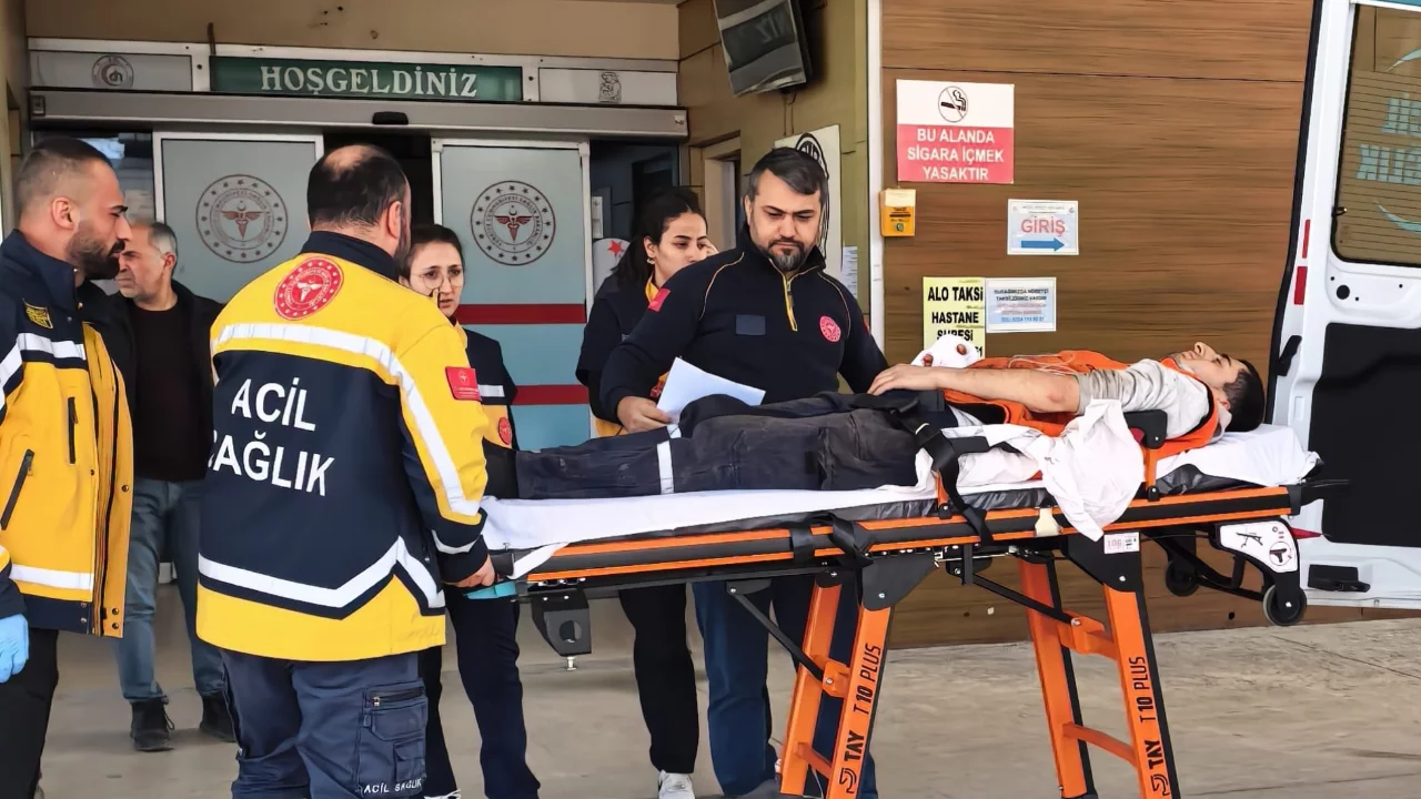 Bursa'da korkutan iş kazası