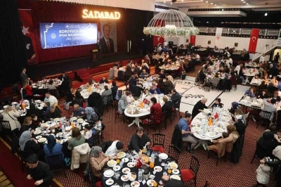 Bursa&rsquo;da koruyucu aileler iftar sofrasında buluştu