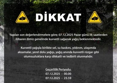 Bursa&rsquo;da kuvvetli sağanak alarmı! Valilikten acil uyarı