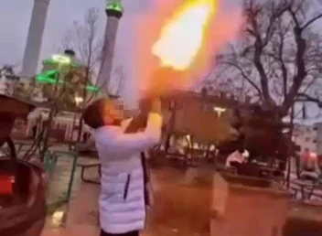 Bursa'da magandalığın fotoğrafı! 