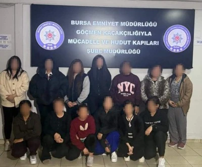 Bursa'da masaj salonlarına baskın 