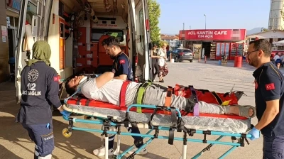 Bursa&rsquo;da mesai arkadaşını &ccedil;eki&ccedil;le darbetti