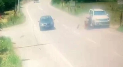 Bursa'da motosiklet s&uuml;r&uuml;c&uuml;s&uuml; ağır yaralandı