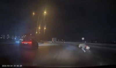 Bursa'da motosiklet s&uuml;r&uuml;c&uuml;s&uuml; &ouml;l&uuml;mden d&ouml;nd&uuml;: İşte o g&ouml;r&uuml;nt&uuml;ler