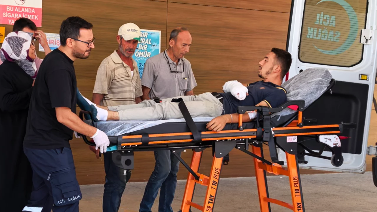 Bursa'da odun keserken dehşeti yaşadı: 3 parmağı koptu