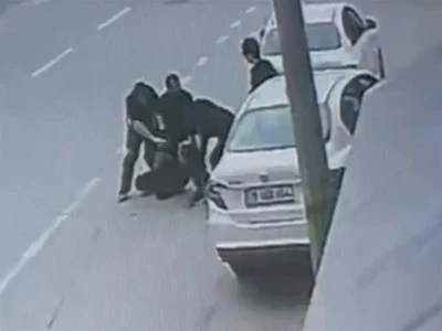 Bursa'da polise saldırı 