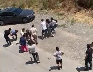 Bursa'da polise saldırı 