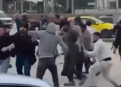 Bursa&rsquo;da savaşı andıran kavga