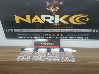 Bursa'da sentetik ecza ele ge&ccedil;irildi