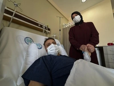 Bursa'da siroz hastası eşini yaşatmak i&ccedil;in 21 kilo verip, don&ouml;r oldu 