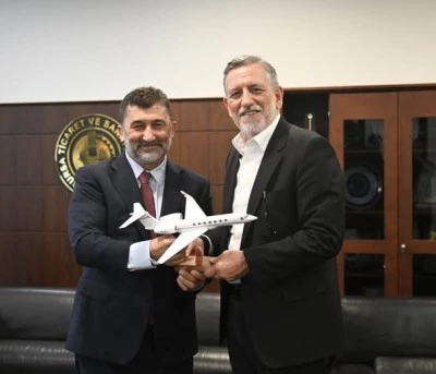 Bursa'da sivil havacılık i&ccedil;in &ouml;nemli g&ouml;r&uuml;şme