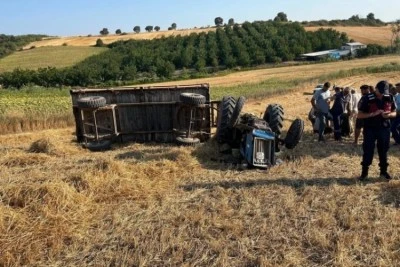 Bursa'da tarlada feci &ouml;l&uuml;m! 