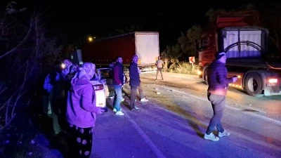 Bursa'da tır ile otomobil &ccedil;arpıştı: 1 yaralı