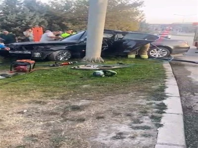 Bursa'da trafik kazası: 1 kişi ağır yaralı