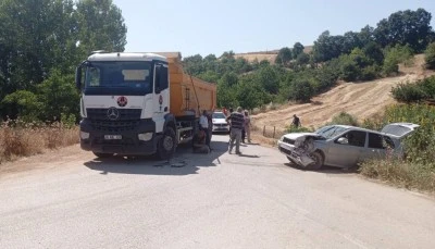 Bursa'da trafik kazası: 2 yaralı