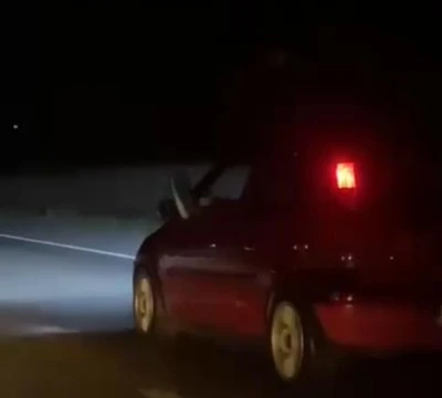 Bursa'da trafik magandası bu şekilde g&ouml;r&uuml;nt&uuml;lendi