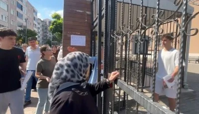 Bursa'da t&uuml;m veliler &ouml;ğrencinin sınava girebilmesi i&ccedil;in &ccedil;aba g&ouml;sterdi