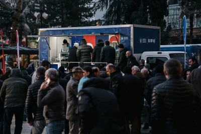 Bursa'da &uuml;&ccedil; ayların manevi atmosferinde &ccedil;orba ikramı 