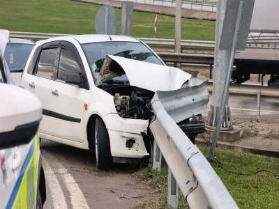 Bursa'da yağış hava kazaya neden oldu