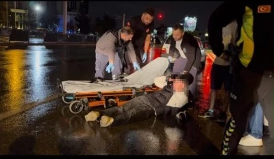 Bursa'da yağışlı hava kazaya neden oldu