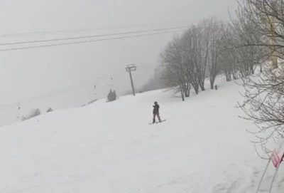 Bursa'da yağmur Uludağ'da kar! 