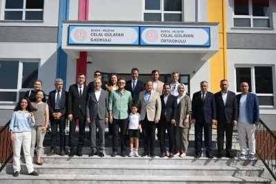 Bursa'da yapımı tamamlanan Celal G&uuml;layan İlkokulu ve Ortaokulu eğitim &ouml;ğretime hazır
