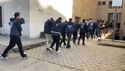 Bursa'da yasa dışı bahise eş zamanlı operasyon
