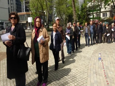 Bursa'da yaşayan Bulgaristan vatandaşları sandık başında