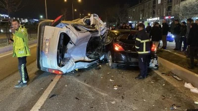 Bursa'da zincirleme kaza: 1 &ouml;l&uuml;, 1 yaralı