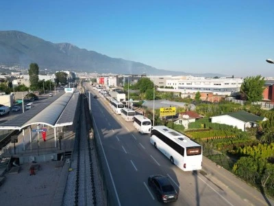 Bursa'daki ulaşım grevine Kestel Belediyesi'nden &uuml;cretsiz servis 