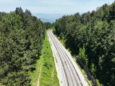 Bursa-Domani&ccedil; yolunun inanılmaz g&uuml;zelliği objektiflere yansıdı