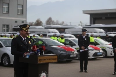 Bursa Emniyeti ara&ccedil; filosunu 119 yeni ara&ccedil;la g&uuml;&ccedil;lendirdi