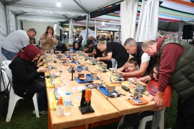 Bursa Gastronomi Festivali'nde &ccedil;ocuklar hem eğlendi hem &ouml;ğrendi