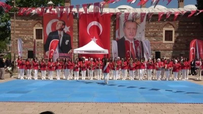Bursa Hanlar B&ouml;lgesi'nde 19 Mayıs kutlamaları