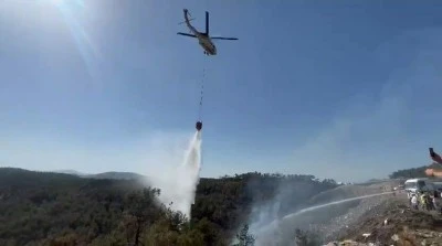 Bursa Harmancık&rsquo;taki orman yangını